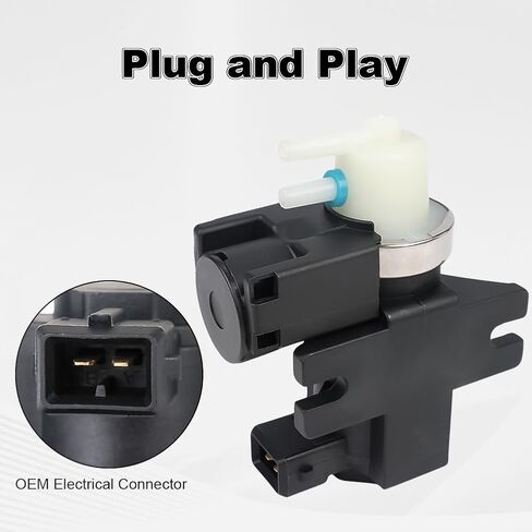 2PCS Turbo Boost Solenoid Valve استبدال 11747626350 700887190 متوافق مع BMW 1 Series 135i 335i 335xi 535i 535xi 550i 650i 750i 750li alpina in Kuwait