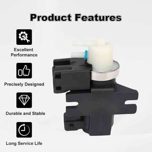 2PCS Turbo Boost Solenoid Valve استبدال 11747626350 700887190 متوافق مع BMW 1 Series 135i 335i 335xi 535i 535xi 550i 650i 750i 750li alpina in Kuwait