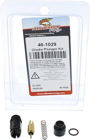 All Balls Racing Choke Plunger Kit 46-1029 Compatible With/Replacement For Kawasaki KLF300C Bayou 4x4 1989-1999 2000 2001 2002 2003 2004 2005, KVF300 Brute Force 2012-2018 in Saudi Arabia