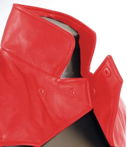 Womens Leather Shrug Lambskin Leather Crop Moto Bolero Shrug Red Jacket Slim Fit WJ017 in Saudi Arabia