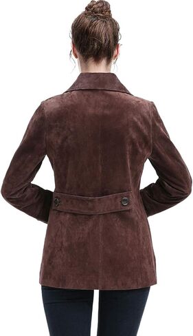 BGSD Women Jane Suede Leather Jacket (متوفر أيضًا بحجم زائد و Petite) in Saudi Arabia