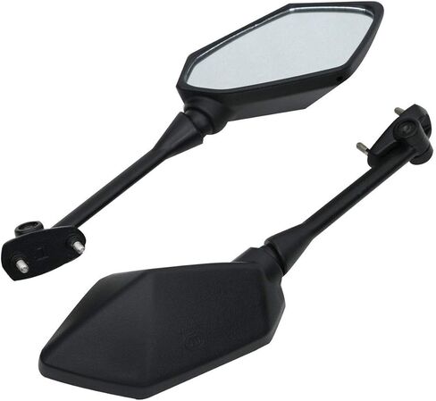 TCT-Motorparts زوج الجانبية الجانبية المرايا من Kawasaki Ninja 650R ER6F ER-6F 2009-2016 Black in Kuwait