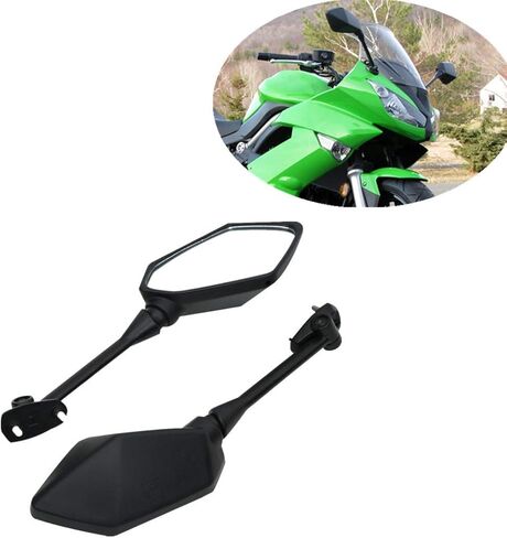 TCT-Motorparts زوج الجانبية الجانبية المرايا من Kawasaki Ninja 650R ER6F ER-6F 2009-2016 Black in Kuwait