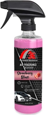 3E Air Strawberry Blast Plash Resent و Road Eliminator Premium Smell رائحة رائحة العطور ، ومزيل الرائحة ، 16 أوقية مصنوعة في الولايات المتحدة الأمريكية in Kuwait