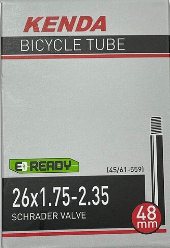 Kenda, Schrader, Tube, Schrader, Length: 35mm, 700C, 30-43C, Black in Saudi Arabia