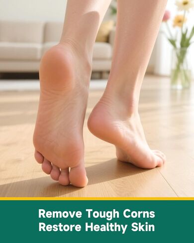 Corn Remover Pads for Feet & Toes – Professional Foot Corn Remover Kit with Removal Pads, PU Film, Remover Tool & Corn Cushions, Complete Corn Removal & Recovery Care for Hard Skin & Calluses in Saudi Arabia