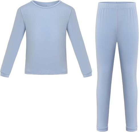 Girls Long Sleeve Long Pants Set Boys Unisex Fit Basic Cotton Everyday 2 Piece Set in Saudi Arabia