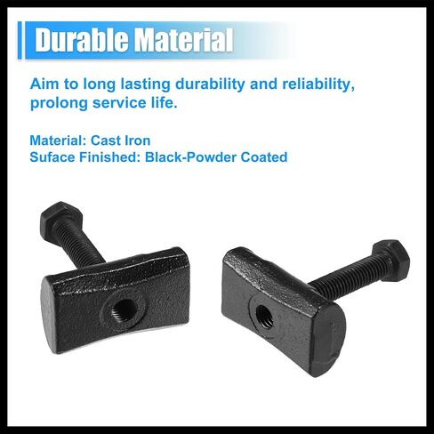 Torsion Bar Key Adjustment Block Nuts w/Bolts 11561233 11612276 for GMC for Chevy for Cadillac for Oldsmobile, Torsion bar key, Full Thread, 2 Set Durable Material in Saudi Arabia