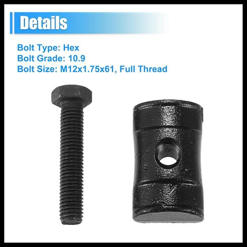 Torsion Bar Key Adjustment Block Nuts w/Bolts 11561233 11612276 for GMC for Chevy for Cadillac for Oldsmobile, Torsion bar key, Full Thread, 2 Set Durable Material in Saudi Arabia