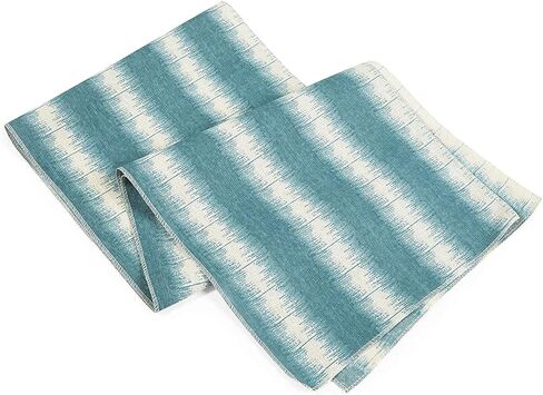 Juvale Christmas Gold Foil Dining Table Runner and Placemats, Set of 6 (7 Pieces) in Saudi Arabia
