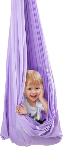 VEVOR Aerial Silk & Yoga Swing, 11 Yards, Aerial Yoga Hammock Kit with 100gsm Nylon Fabric, Full Rigging Hardware & Easy Set-up Guide, Antigravity Flying for All Levels Fitness Bodybuilding, Green in Saudi Arabia