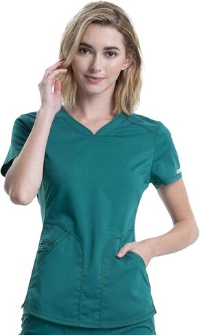 مجموعة فرك شيروكي للسيدات ، كلاسيكي جديد ، فرك V-neck Scrub Top WW601 مع Gogger Natural Rise و Lectized Wew011 in Saudi Arabia