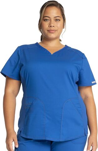 مجموعة فرك شيروكي للسيدات ، كلاسيكي جديد ، فرك V-neck Scrub Top WW601 مع Gogger Natural Rise و Lectized Wew011 in Saudi Arabia