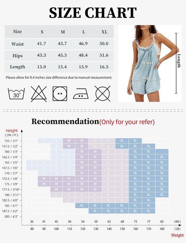 Denim Romper Overall Shorts for Women Adjustable Strap Tie Backless Jean Rompers Bib Shortalls with Pockets Summer in Saudi Arabia