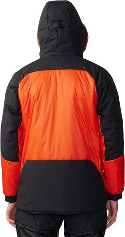Mountain Hardwear Compressor Alpine Hooded Jacket, State Orange, Black, Medium in Saudi Arabia