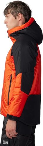 Mountain Hardwear Compressor Alpine Hooded Jacket, State Orange, Black, Medium in Saudi Arabia