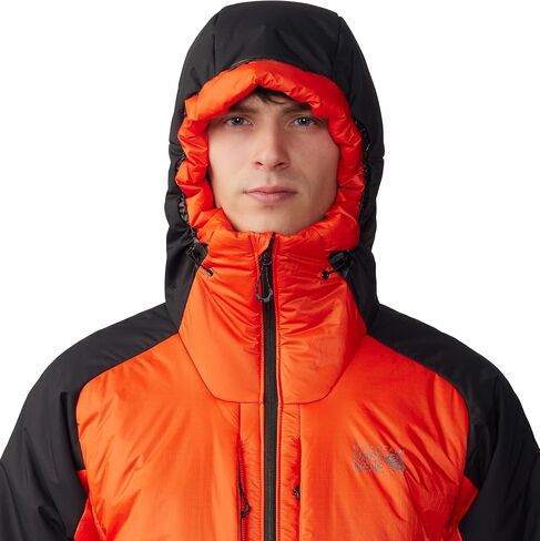 Mountain Hardwear Compressor Alpine Hooded Jacket, State Orange, Black, Medium in Saudi Arabia