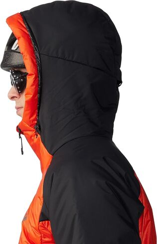 Mountain Hardwear Compressor Alpine Hooded Jacket, State Orange, Black, Medium in Saudi Arabia
