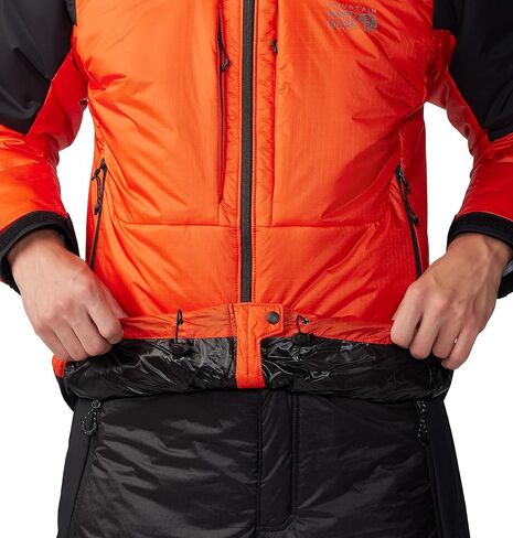Mountain Hardwear Compressor Alpine Hooded Jacket, State Orange, Black, Medium in Saudi Arabia