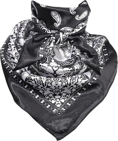 Molans 35 Inch Solid Color Wild Rag, Pure Cowboy Bandanas Oversize Western Neckerchief Bolo Head Scarf for Men Women in Kuwait