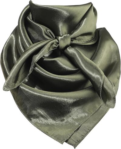 Molans 35 Inch Solid Color Wild Rag, Pure Cowboy Bandanas Oversize Western Neckerchief Bolo Head Scarf for Men Women in Kuwait