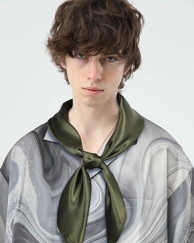 Molans 35 Inch Solid Color Wild Rag, Pure Cowboy Bandanas Oversize Western Neckerchief Bolo Head Scarf for Men Women in Kuwait