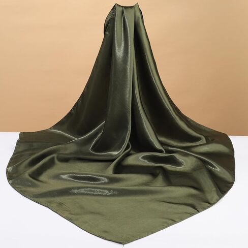 Molans 35 Inch Solid Color Wild Rag, Pure Cowboy Bandanas Oversize Western Neckerchief Bolo Head Scarf for Men Women in Kuwait