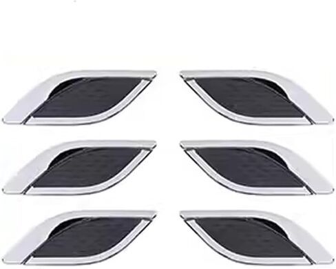 Hood Vent Cover Exterior Car Accessories Fit for Toyota 4Runner 2010 2012～2022 2023 Hood Inlet Air Intake Vent Trim 6Pcs Chrome in Saudi Arabia