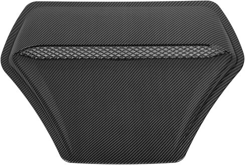 Hood Air Vent Trim, Heat Resistant Antiwear Paste Installation, Surface Hood Air Outlet Frame for Lancer Evolution (Carbon Fiber Style) in Saudi Arabia