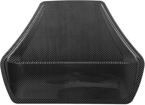 Hood Air Vent Trim, Heat Resistant Antiwear Paste Installation, Surface Hood Air Outlet Frame for Lancer Evolution (Carbon Fiber Style) in Saudi Arabia