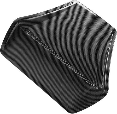 Hood Air Vent Trim, Heat Resistant Antiwear Paste Installation, Surface Hood Air Outlet Frame for Lancer Evolution (Carbon Fiber Style) in Saudi Arabia
