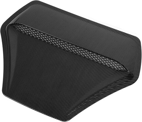 Hood Air Vent Trim, Heat Resistant Antiwear Paste Installation, Surface Hood Air Outlet Frame for Lancer Evolution (Carbon Fiber Style) in Saudi Arabia
