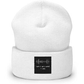 Custom Cuffed Beanie Black in Saudi Arabia