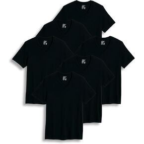 Jockey Men's Undershirt Big & Tall Classic V-Neck Undershirt - 6 Pack in Kuwait