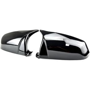 غطاء غطاء مرآة الرؤية الجانبية الجانبية لـ BMW 5 6 7 Series E60 E61 E63 E64 F01 F02-F04 F06 F07 F11 F12 F13 Carbon Fiber أسود (نظرة ألياف الكربون) in Kuwait