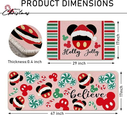 Christmas Gray Decorative Front Door Mat, Xmas Peppermint Candy Wreath Polka Dot Doormat Indoor Outdoor Non-Slip Floor Entryway Rug, Winter Holiday Home Kitchen Decoration 17x29 Inch in Saudi Arabia