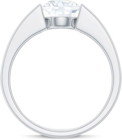 Certified Moissanite Diamond Solitaire Engagement Ring for Men, D-Vs1 Quality, Moissanite Men Ring - Ready To Gift in Saudi Arabia