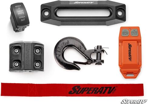 SuperATV Ready-Fit Winch Compatible with Kawasaki Mule Pro in Saudi Arabia