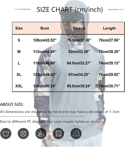 Men UPF 50+ Sun Protection Breathable T Shirt Long Sleeve Workout T-Shirts with Hood in Saudi Arabia
