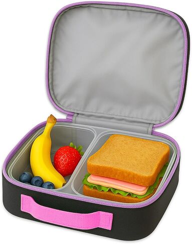 Kuromi Lunch Box for Girls, Kids Set - Bundle with Sanrio Lunch Bag Plus Stickers, Water Bottle, More | Kuromi Lunchbox for School in Saudi Arabia