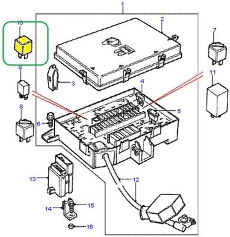 Genuine Land Rover ABS Relay Black Range Rover 4.0 4.6 P38 PRC9566 in Kuwait