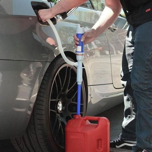 Bomba de Agua de DiAfragma AutoCebante مضخات الزيت الكهربائي Siphon نقل سائل مضخة محمولة بطارية تعمل بطارية غاز المياه المحمولة وقود البنزين (الأزرق) in Saudi Arabia