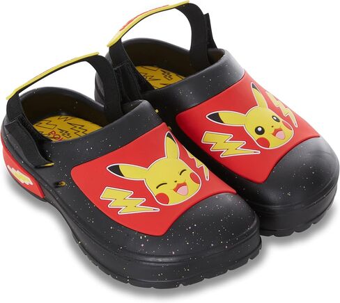 Pokemon Pikachu Boys Clog Sandal - Pikachu ، Charizard ، Squirtle Youth مصبوب Eva Clog Sandal - خفيفة الوزن للراحة طوال اليوم in Saudi Arabia