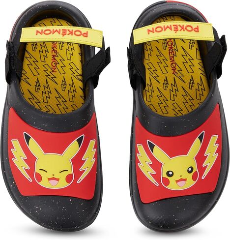 Pokemon Pikachu Boys Clog Sandal - Pikachu ، Charizard ، Squirtle Youth مصبوب Eva Clog Sandal - خفيفة الوزن للراحة طوال اليوم in Saudi Arabia