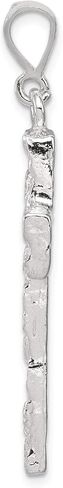 Bonyak Jewelry Sterling Silver Nugget Cross Pendant Impeccable in Saudi Arabia