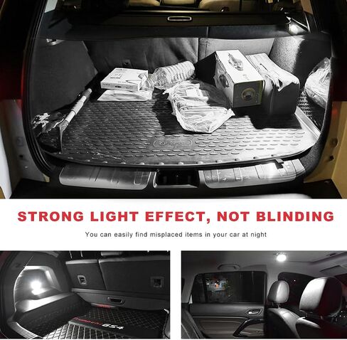 2 PCS 194 LED LED ، Super Bright T10 168 2825 W5W Dome Map Door Scidentesy LED LID PLUSTS ، LERR ERROR FREE 6000K 3030 Chips Bulb Placeming for LIDE PLATE LIGHTS (WHITE) in Kuwait