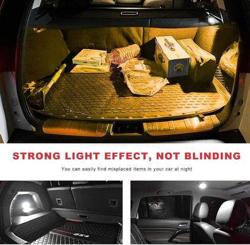 2 PCS 194 LED LED ، Super Bright T10 168 2825 W5W Dome Map Door Scidentesy LED LID PLUSTS ، LERR ERROR FREE 6000K 3030 Chips Bulb Placeming for LIDE PLATE LIGHTS (WHITE) in Kuwait