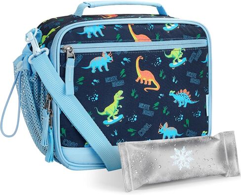 Choco Mocha Lunch Box Kids Lunch Box for Boys Lunch Boxes for School Lunch Bag Ice Packs with Shoulder Strap for Toddler Preschool Kindergarten Black Lightning in Saudi Arabia