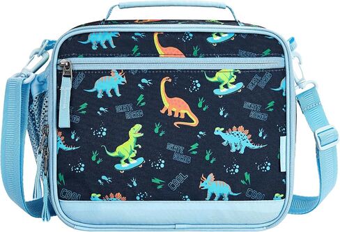 Choco Mocha Lunch Box Kids Lunch Box for Boys Lunch Boxes for School Lunch Bag Ice Packs with Shoulder Strap for Toddler Preschool Kindergarten Black Lightning in Saudi Arabia