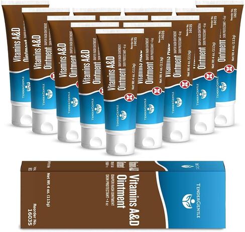 Vitamin A&D Ointment for Baby Diaper Rashes - Pack of 2-4 oz of A and D Ointment for Adults, Seniors, and Babies in Saudi Arabia